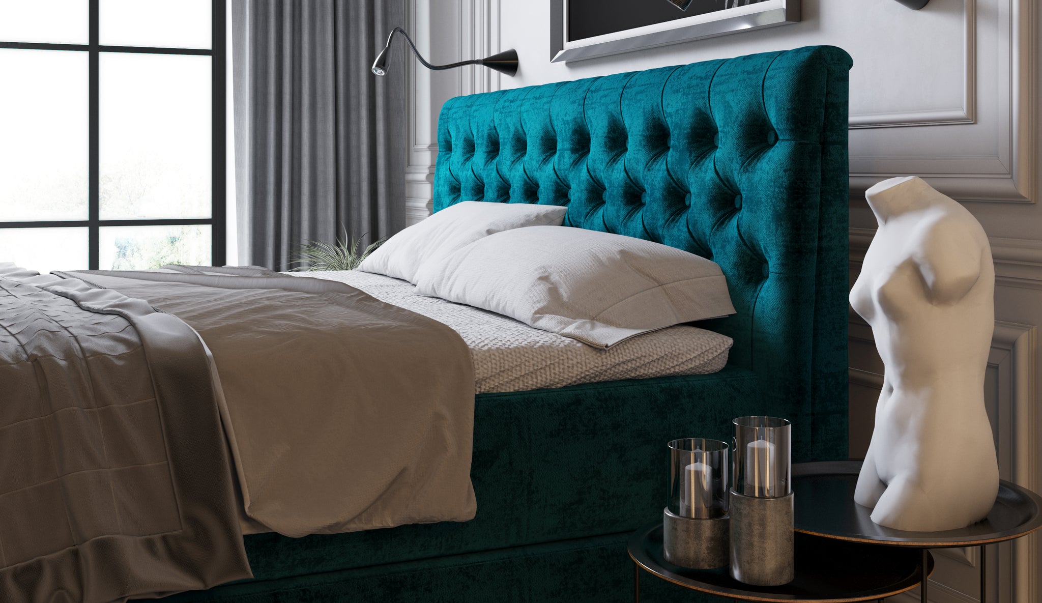 Boxspringbett - Träumer Chester