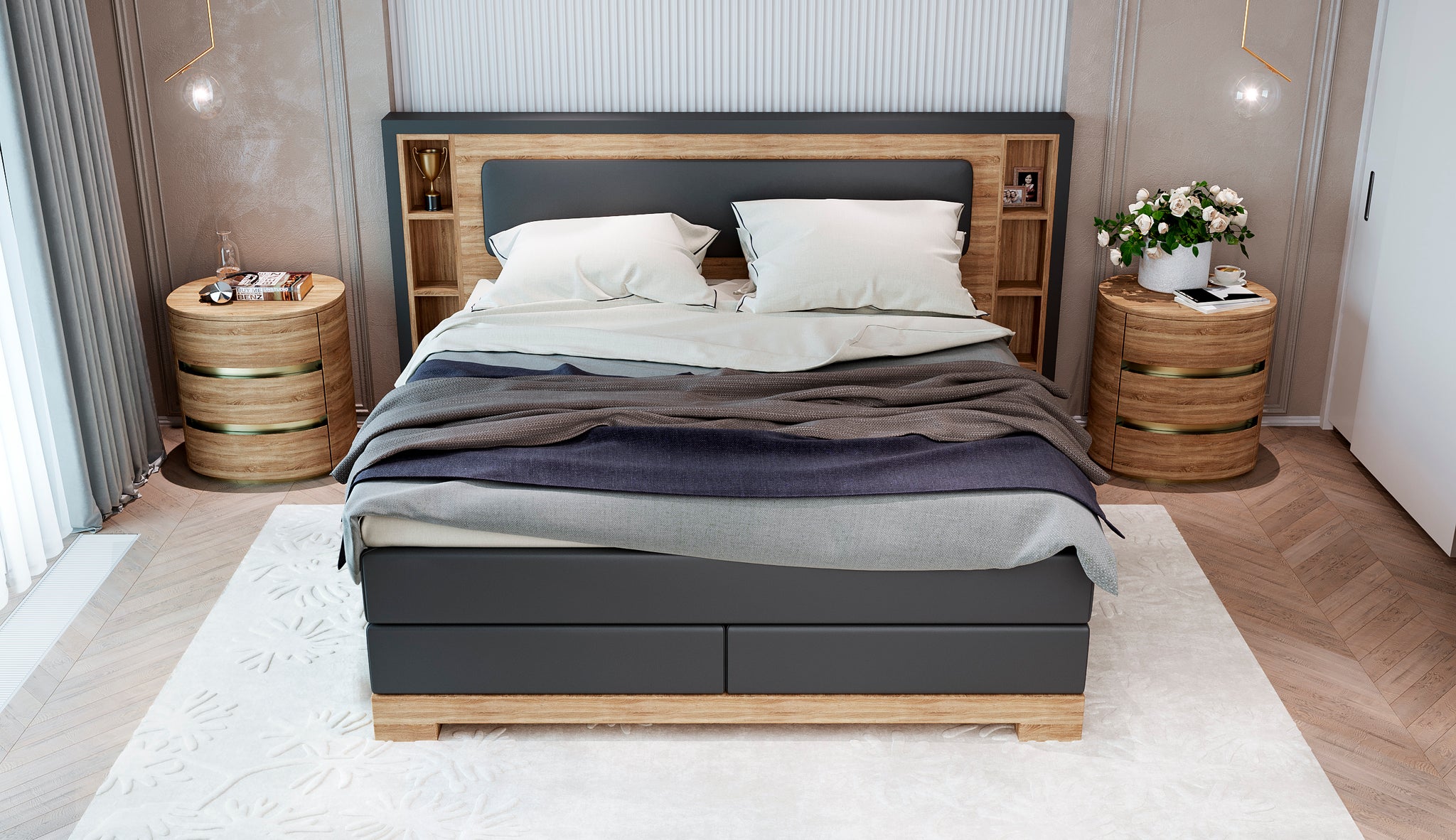 Boxspringbett - Träumer Nature 3