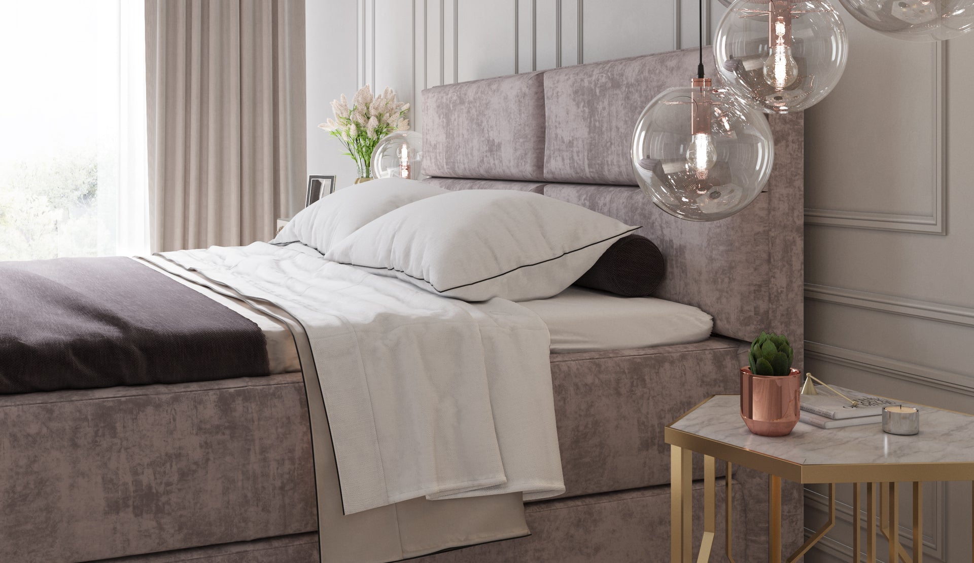 Boxspringbett - Träumer Mercy