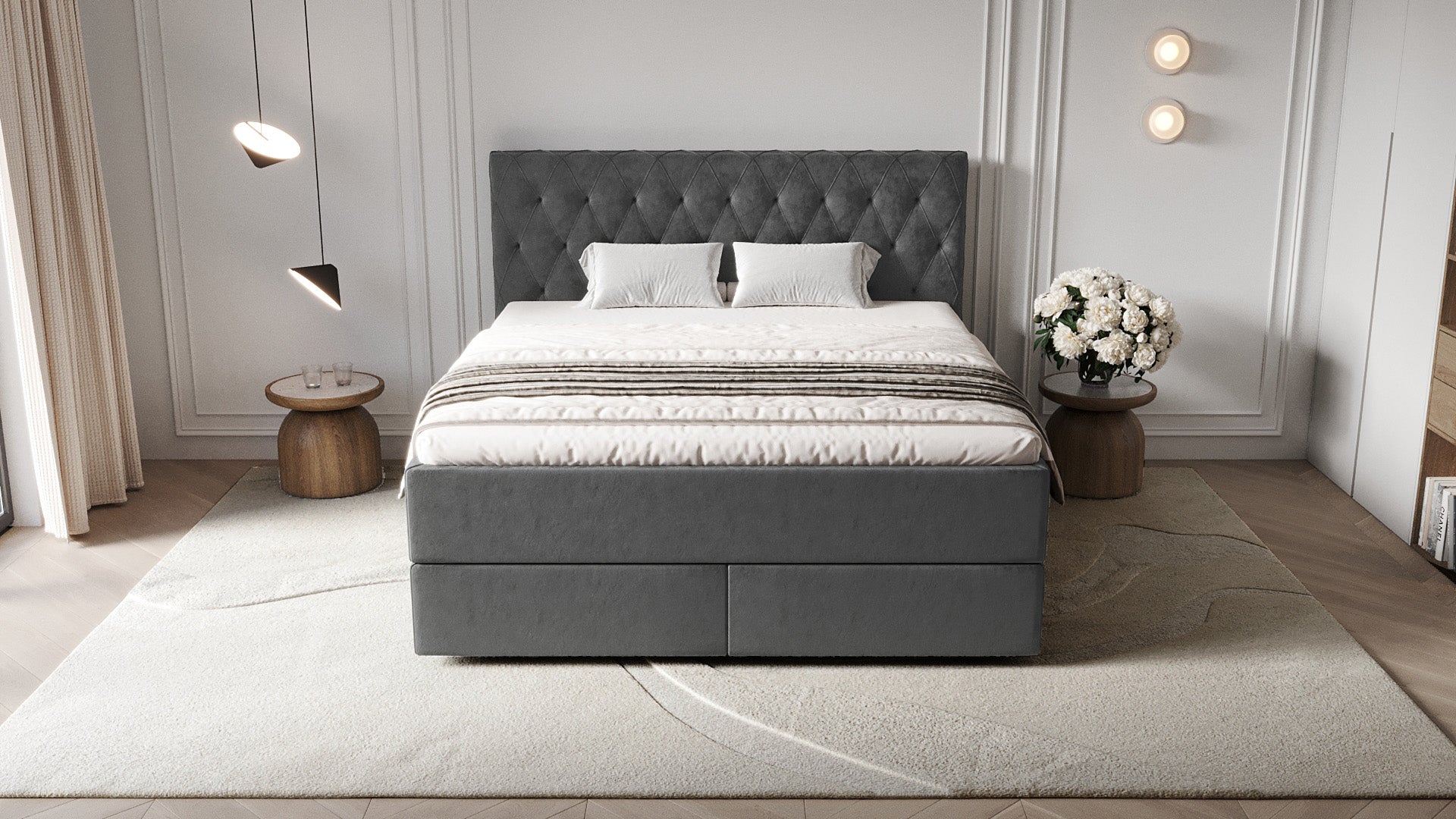 Boxspringbett - Träumer Paris